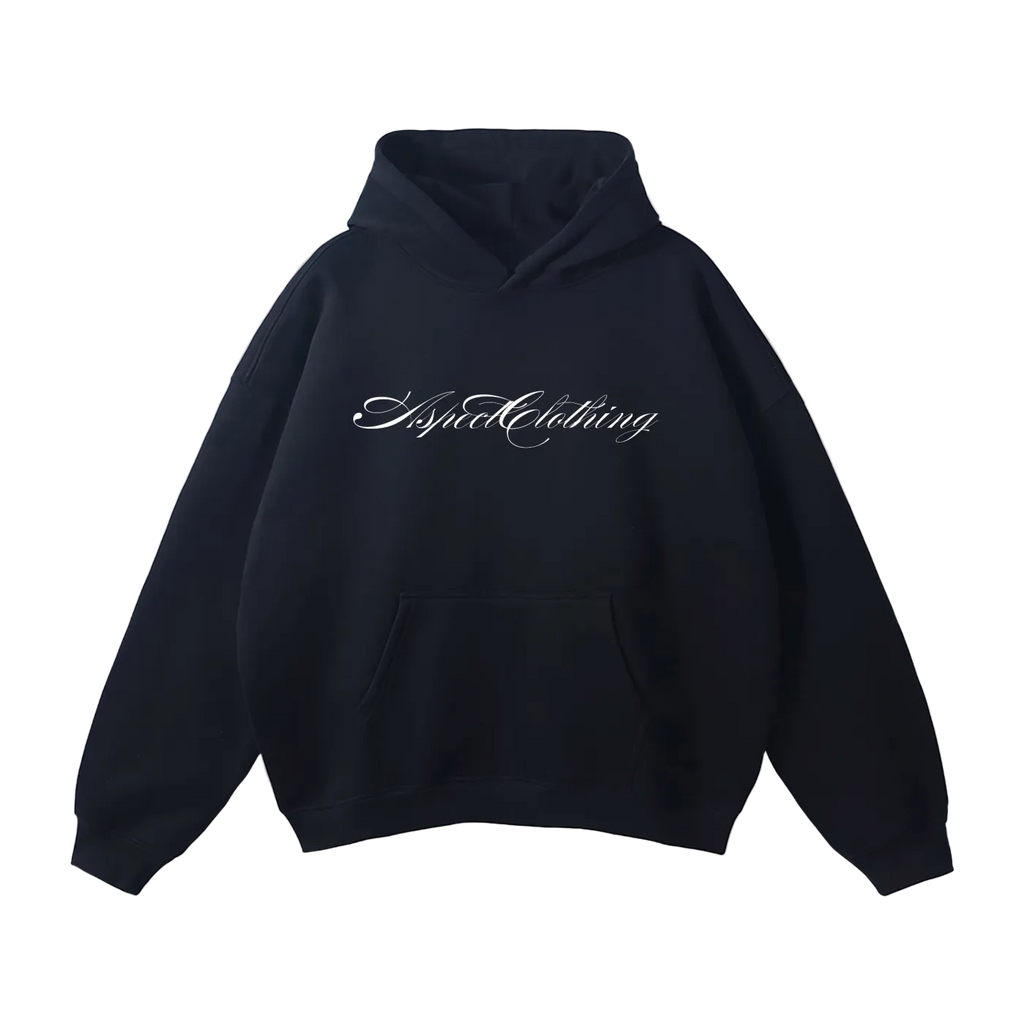 Aspect "Stay Real" Black Hoodie 011 Limited Time